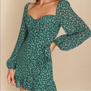 Reformation Cammi Dress in Parsley
